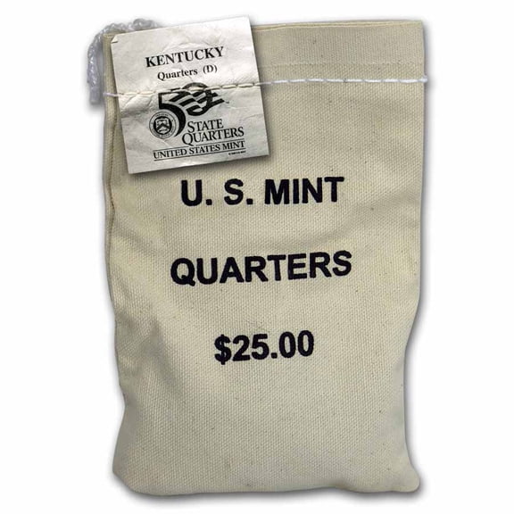 2001-D Kentucky Statehood Quarter $25 Sealed Mint Bag BU