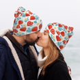 thumbnail image 5 of Disketp Strawberries Winter Beanie for Men Women Beanie Knit Hat Cuffed Cap Beanie Knit Chunky Snow Cap, 5 of 6