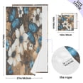 thumbnail image 3 of Qxltty Stunning Floral Bath and Hand Towel Set 100% Cotton Towels for Bathroom Soft Durable and Absorbent, 3 of 7