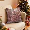 thumbnail image 6 of Luoshdecor Christmas Pillow Cover 18x18 in, Christmas Gift, Pink White Throw Pillow Covers,Christmas Decorations for Home Sofa, Bed, 6 of 6