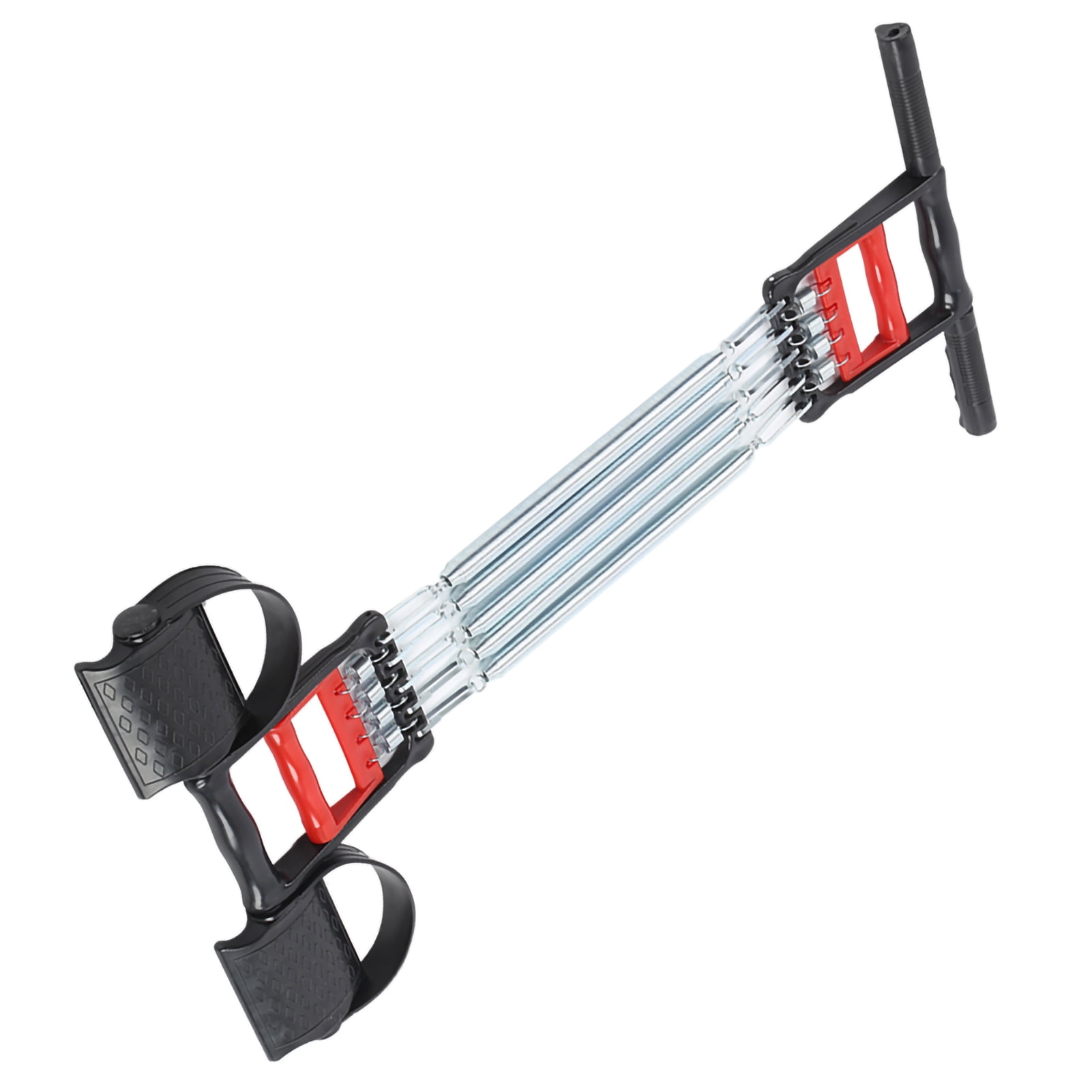 M Buder Multifunction Pedal Spring Chest Expander Three Purpose Fitness Equipment Removable Chest-Expanding Trainer for Home Gym Workouts Strength Training Elastic Band Pedal Puller