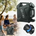 thumbnail image 2 of BinKFF 3.2 Gallon Camping Water Container, Camping Water Jug, Portable Water Storage Container, BPA Free Large Emergency Water Storage for Camping, Vehicle, Car, Outdoor Hiking, Picnic, 2 of 9