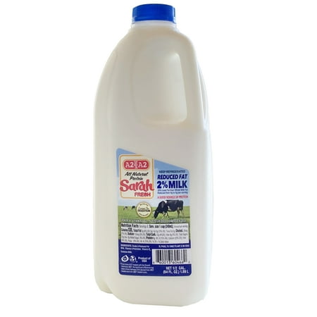 2% Reduced Fat A2/A2 Milk Half Gallon