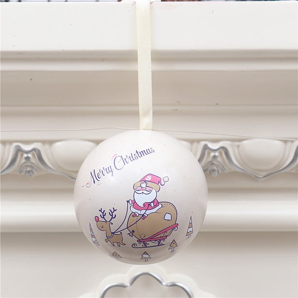 Hot6sl Liquidación de Ahorros de Verano 1 Pieza de Adorno Navideños, Tarro de Dulces, Adorno para Árbol de Navidad, Regalos con Cuerda