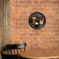 thumbnail image 6 of Coffee Time Round Tin Sign Retro Metal Sign for Cafe Bar Pub Home Wall Decor Metal Poster 8x8 Inch, 6 of 6
