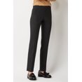 thumbnail image 6 of Ecru Designs Mid Waist Solid Stretch Crepe Pant-INDIGO / S, 6 of 12