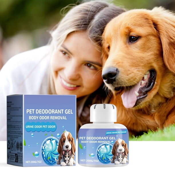 Gel desodorizante para mascotas, elimina olores y purifica el hogar, 200 g.