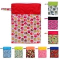 thumbnail image 3 of Cremallera impermeable del organizador del viaje del bolso del pañal del bolso del pañal del bolso de momia del bebé de historieta Rosa Sunnimix Portapañales, 3 of 8