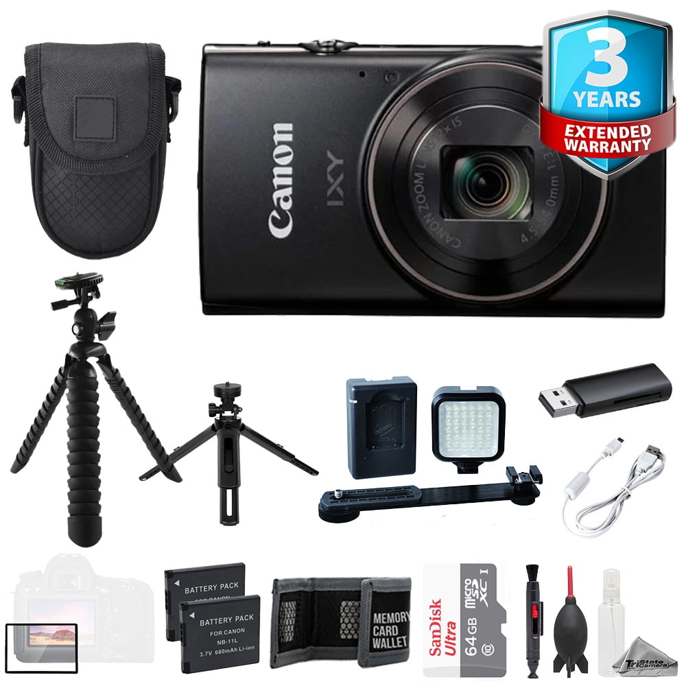 Canon PowerShot SX420 IS Digital Camera (Black) + Extra Battery +