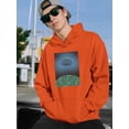 thumbnail image 2 of Groovy 70S Style Ufo Hoodie Men -Image by Shutterstock, Male XX-Large, 2 of 4