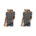 thumbnail image 3 of Jumpingount Camiseta de mujer Camisa casual Blusa Top Accesorios de vestir Punto blanco negro L Type1 NO1, 3 of 6