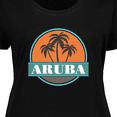 thumbnail image 4 of Inktastic Aruba Vacation Sunset Women's Plus Size T-Shirt, 4 of 5