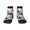 3 Black, variant on Marine Sailing Pattern Quarter Crew Socks,Toe Seamed Ankle Socks,Cotton Cushioned Breathable Athletic Crew Sports Socks
