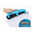 thumbnail image 4 of 12-Sheet Ez Squeeze Three-Hole Punch, 9/32" Holes, Blue/black | Bundle of 5 Each, 4 of 7