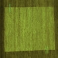 thumbnail image 1 of Ahgly Company Indoor Square Abstract Green Contemporary Area Rugs, 6' Square, 1 of 1