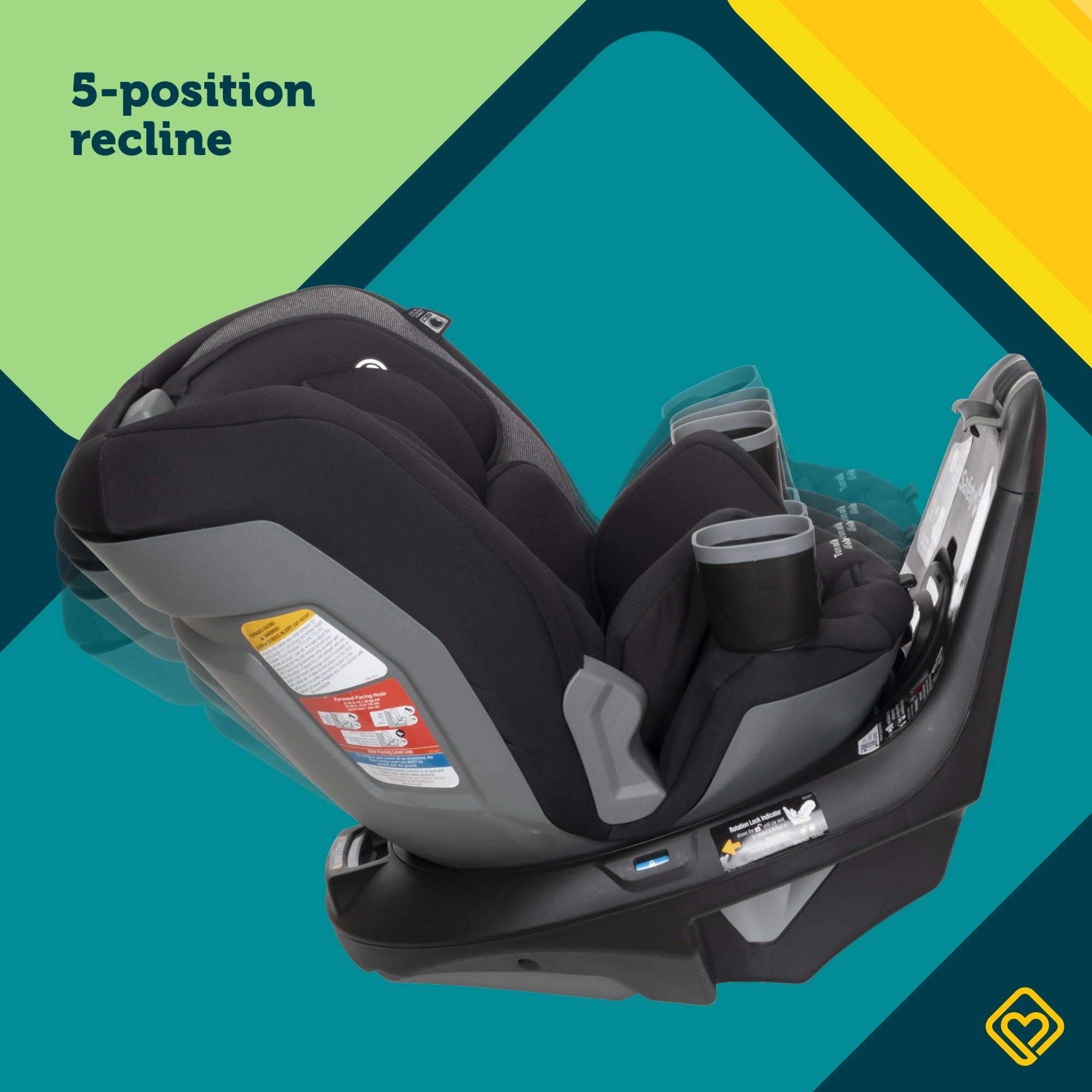 Safety 1st Turn and Go 360° Rotating All-in-One Convertible Car Seat
