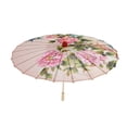 thumbnail image 2 of chino duradero Parasol Boda Fiesta de baile Prop Tela de seda de bambú Colcomx Paraguas chino del paraguas, 2 of 8