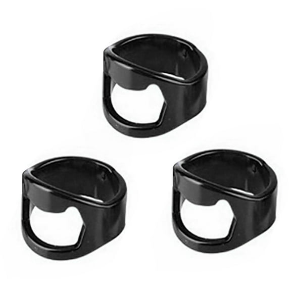 TIMIFIS Ouvre-Bouteille en Acier Inoxydable 3 Pcs Doigt Pouce Ouvre-Bouteille Bar Outil Bière Cadeaux Gadgets de Cuisine