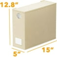 thumbnail image 6 of SpaceAid 6 Pack Sheet Organizers and Storage, Queen & King Size, Beige, Fabric, 6 of 6