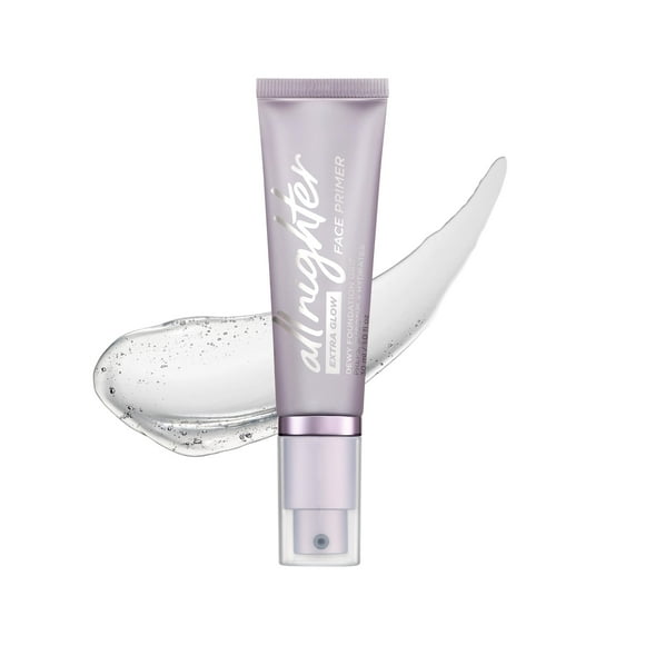Urban Decay All Nighter Extra Glow Face Primer, Dewy Finish, Smoothing &amp; Hydrating Base for Foundation Face Makeup, Hyaluronic Acid &amp; Agave Extract, Paraben-free - 1 fl oz