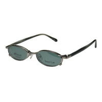 Product Image New Smartclip 418 Mens/Womens Designer Full-Rim Gray / Horn Polarized Lenses By