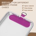 thumbnail image 3 of 36pcs Phone Tether Tab, Universal Phone Lanyard Patch T Shape Cell Phones Strap Replacement Part for Most Smartphone Cases, Rose Red, 3 of 6