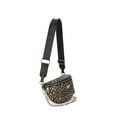 thumbnail image 4 of Madden NYC Women's Faux Pearl and Chain Fannypack, Cheetah, 4 of 5