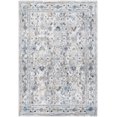 thumbnail image 5 of Hauteloom Irida Living Room, Bedroom Area Rug - Traditional - Light Gray, Royal Denim, Neutral - 7'10" Round, 5 of 12
