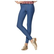 Hue Women's Essential Denim Leggings, Medium Wash, Medium