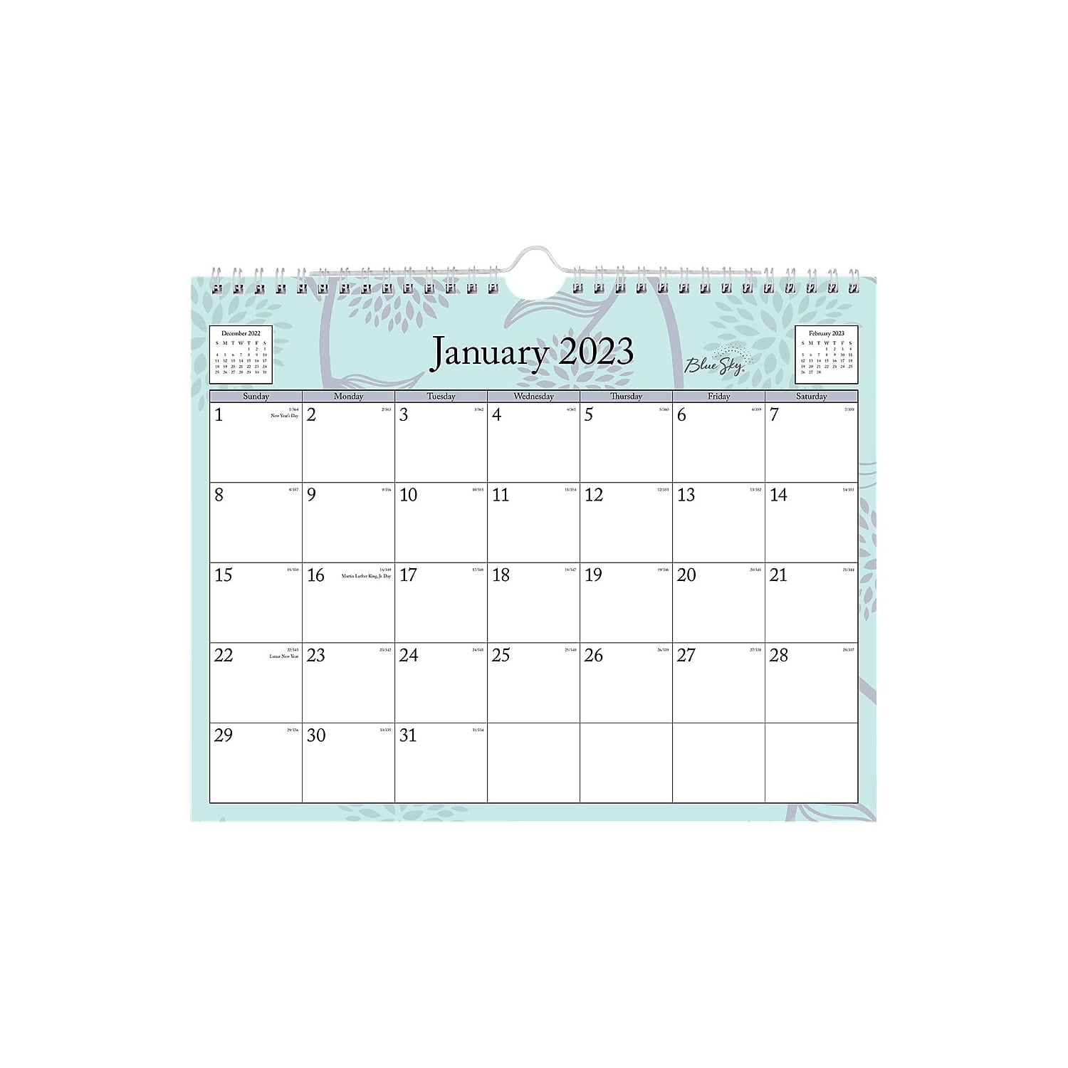 2023-blue-sky-rue-du-flore-8-75-x-11-monthly-wall-calendar-mint-green-purple-101613-23