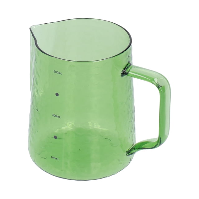 Jarra para espumar leche, jarra para espumar leche de 500 ml, suministros para el hogar, taza para espumar leche, valor inmejorable