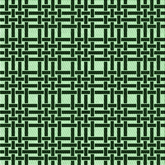 Ahgly Company Indoor Square Patterned Pastel Green Area Rugs, 8' Square