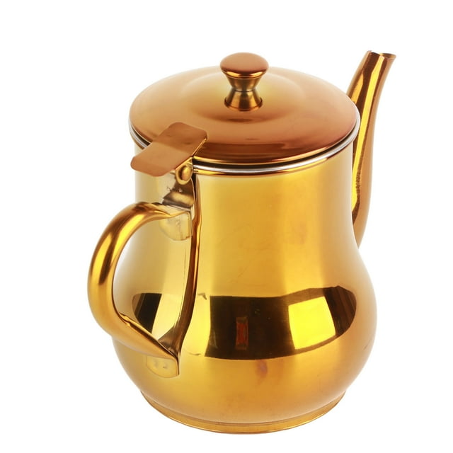 Olla de Almacenamiento de Aceite de Cocina, Olla de Aceite de Cocina, Tetera de 500 ml, Condimento de Acero