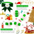 thumbnail image 7 of Baywell Dog Cat Bow Tie Collar Christmas Collar Comfortable Velvet Cat Collar Cute Safety Pet Collar for Pet Kitten Puppy Green, 7 of 7