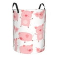 thumbnail image 2 of Kll Kawaii Pigs Waterproof Foldable Laundry Hamper Bucket With Handles For Storage Bin,Kids Room,Home Organizer (Small), 2 of 8