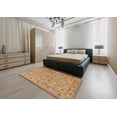 thumbnail image 5 of Ahgly Company Machine Washable Indoor Rectangle Traditional Yellow Orange Area Rugs, 3' x 5', 5 of 7