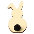 thumbnail image 1 of Conejo Piezas de madera Decoraciones de Pascua Scrapbooking Artesanía Regalos de aniversario Accesorios de cumpleaños Kits de bricolaje para adultos 5 piezas seitruly HA011604-05, 1 of 7