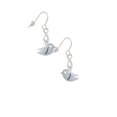thumbnail image 3 of Delight Jewelry Silvertone Little Bird Initial - J - Silver tone Infinity French Earrings, 3 of 4