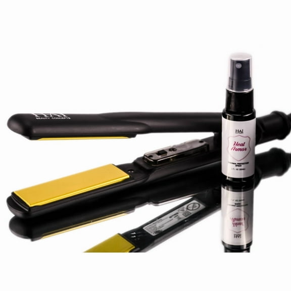 HAI Beauty Concepts- Gold Convertable - Professional Styling Iron - 1 1/4 in - Option : 1 1/4 in