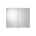 thumbnail image 4 of Croydex Finchley Large Double Door Stainless Steel Medicine Cabinet with Mirror (31.5x26in), 4 of 13
