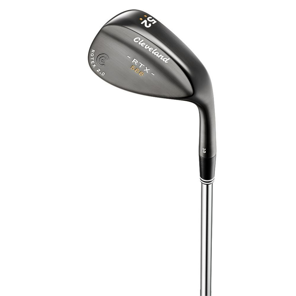 Cleveland 588 RTX 2.0 Wedge (Black Satin, 2 Dot, Standard Bounce, Steel