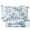 Blue Toile, variant on THD Vintage Green Floral Bed Sheets - 4 Piece Bed Sheet Set - Wrinkle Resistant & Ultra Soft - Fits Mattresses up to 15 Inches Deep