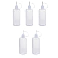 thumbnail image 1 of Vogacara 5 unids/lote, caja de almacenamiento de botellas de plástico práctica de presión precisa, buen sellado, jarrones de gran capacidad, papel DIY Juguetes de construcción Blanco 100ml Vogacara FN010725-15, 1 of 6