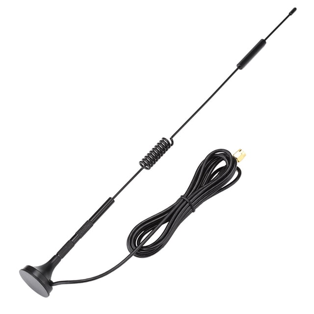 Ccdes Antena de Exterior de Alta Ganancia 18dBi 4G/3G/GSM LTE Antena de succión magnética 700-2700MHz(3 Millones)