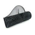 thumbnail image 2 of Black with Silver - Deco Mesh Wrap Metallic Stripes - ( 10 Inch x 10 Yards ), 2 of 4