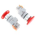 thumbnail image 3 of 1Pc Red Mushroom Cap Normally Closed Emergency Stop Push Switch Button 10A O WA, 3 of 10