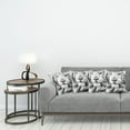 thumbnail image 3 of Ambesonne Black White Throw Pillow Cover 4 Pack, Winter White Tiger, 24", White Black and Grey, 3 of 5