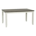 thumbnail image 1 of Linon Jane 2 Tone Wood Dining Table in Smokey Gray Top and Vanilla White Base, 1 of 9