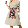 thumbnail image 2 of Vestido sin mangas con pantalla de prueba de TV, ropa de verano, vestido de playa para mujer., 2 of 7