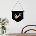 thumbnail image 4 of Children Room Tapestry Hanging Wall Decoration Brooch Display Tapestry Black S, 4 of 4
